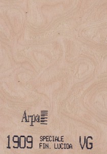 1909 - это название цвета и покрытия для категории Пластики ARPA под Дерево